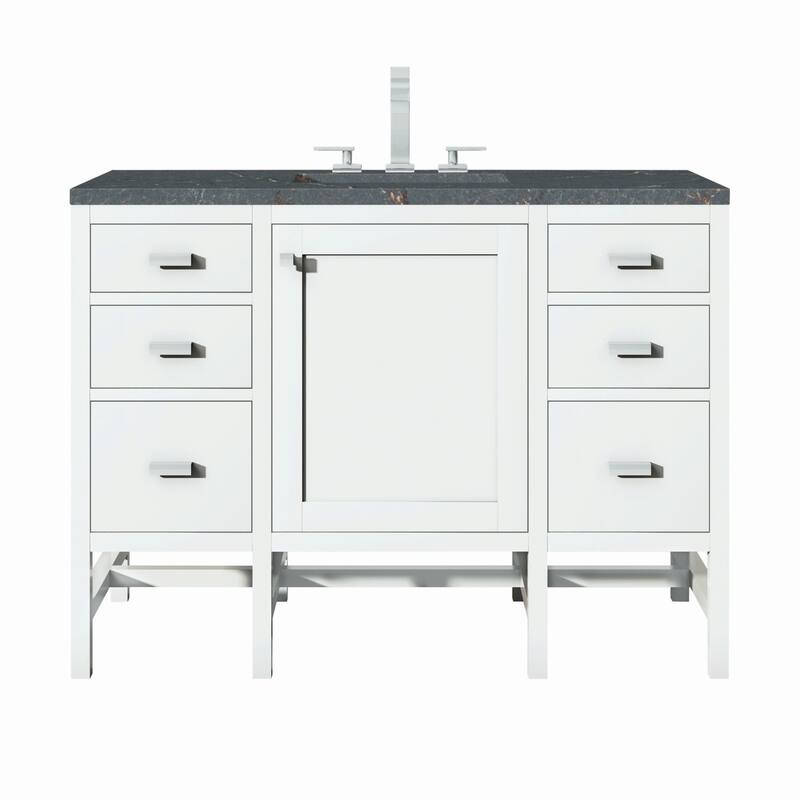 James Martin Vanities E444-V48-3PBL Addison 48" Single Basin Wood