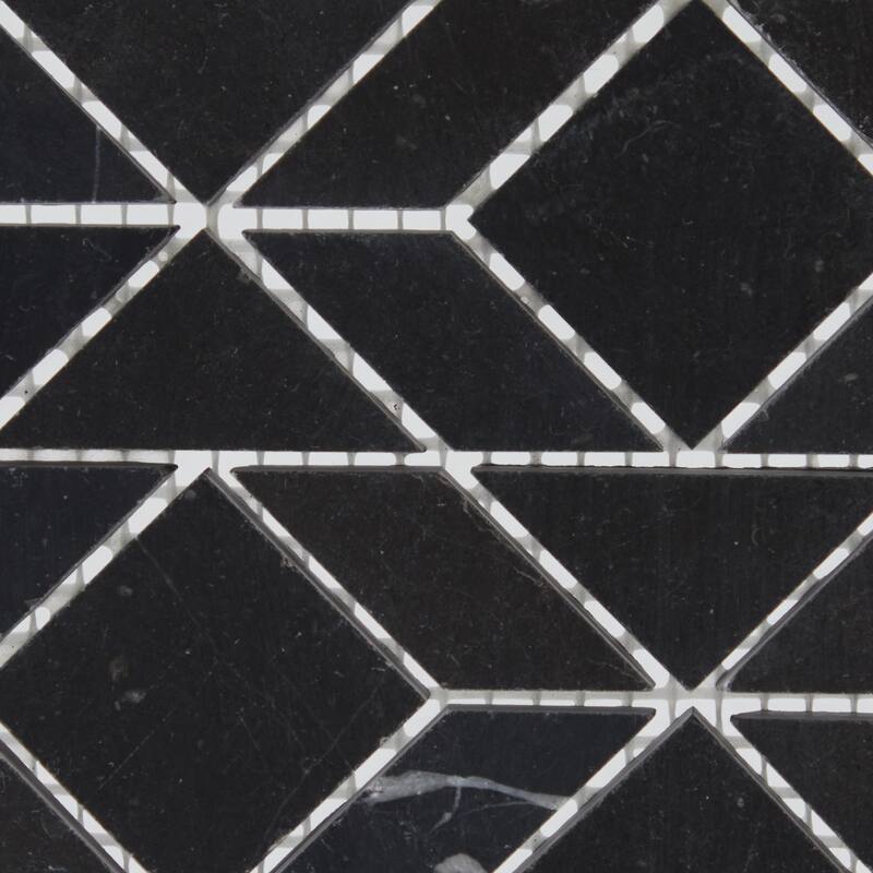 Daltile Pietra Divina Marble Natural Stone Framework Mosaic in Honed Namaste (10 PC Per Carton) (10.40 SQFT Per Carton)
