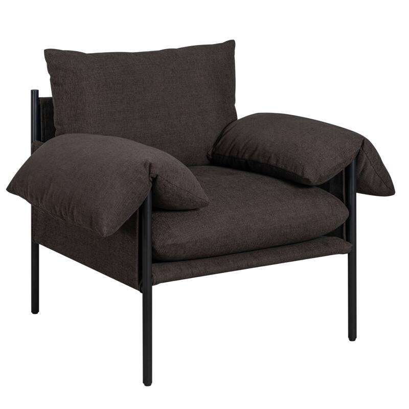 Bloom Modern Industrial Accent Chair