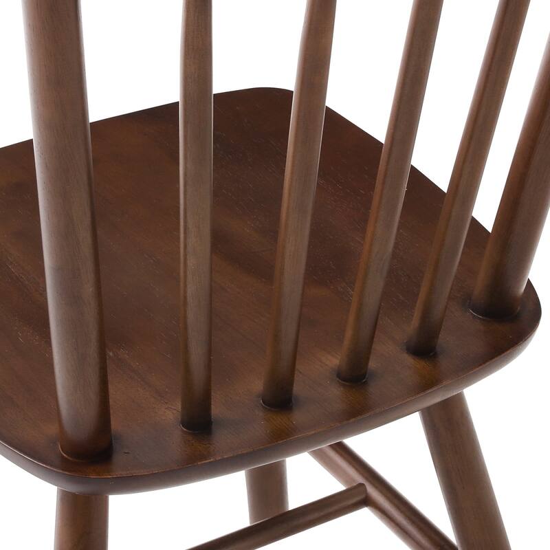 Solid Wood Dining Chairs Set of 4 - N/A