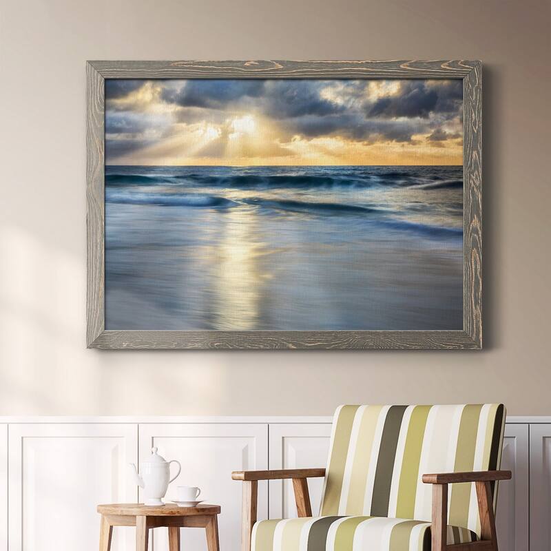 Cloudscape Shore-Premium Framed Canvas - Ready to Hang