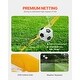 preview thumbnail 8 of 10, 12x6 ft Portable Soccer Goal Kids Soccer Net Carry Bag Backyard Training Yellow - Multi