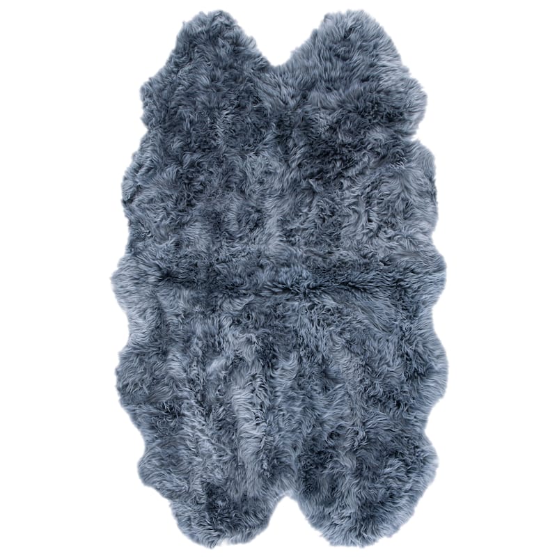 SAFAVIEH Handmade Natural Sheepskin Leanca 3.4-inch Thick Rug