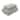 Sagebrook Home Set of 2 Pinstripe Storage Boxes 10" & 12", White and Gray Polyresin Decorative Keepsake Boxes - 12" x 8" x 4"