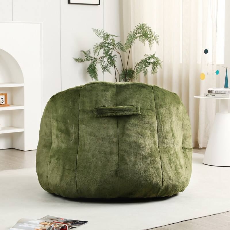 41.40" Bean Bag Sofa Comfort Chair with Armrests