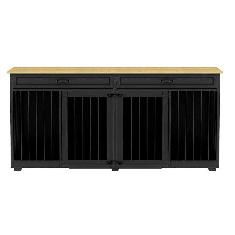 Home & Pet Organizer Elegant Sideboard with Pet Nook & Storage Drawers
