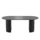 preview thumbnail 21 of 22, 79" Oval Solid Wood Dining Table Duble Pedestal Seats 6