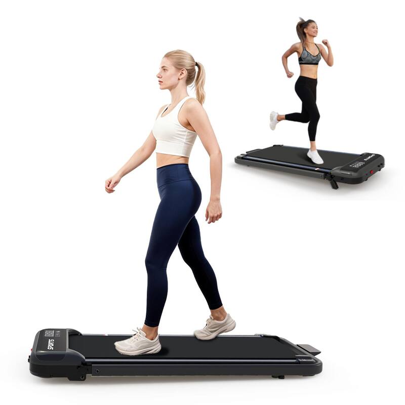 3 in 1 Under Desk Treadmill with Incline, Walking Pad with Handle Bar with Remote Control & LED Display, Foldable Treadmills