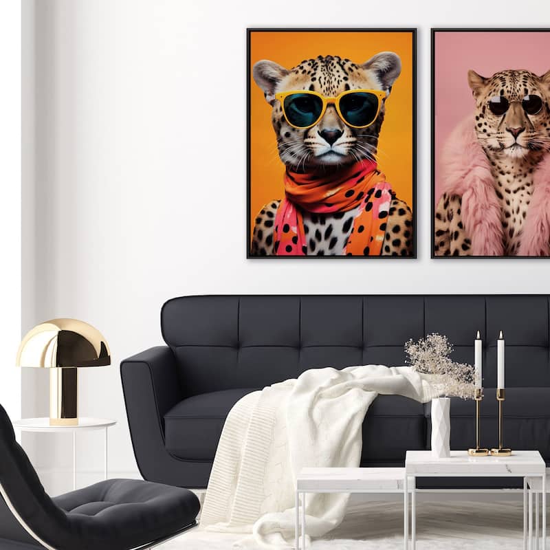Fierce Fashionista Giclee on Canvas No Glass