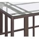 preview thumbnail 10 of 24, Adri Rectangular Glass Top Metal Frame Coffee Table