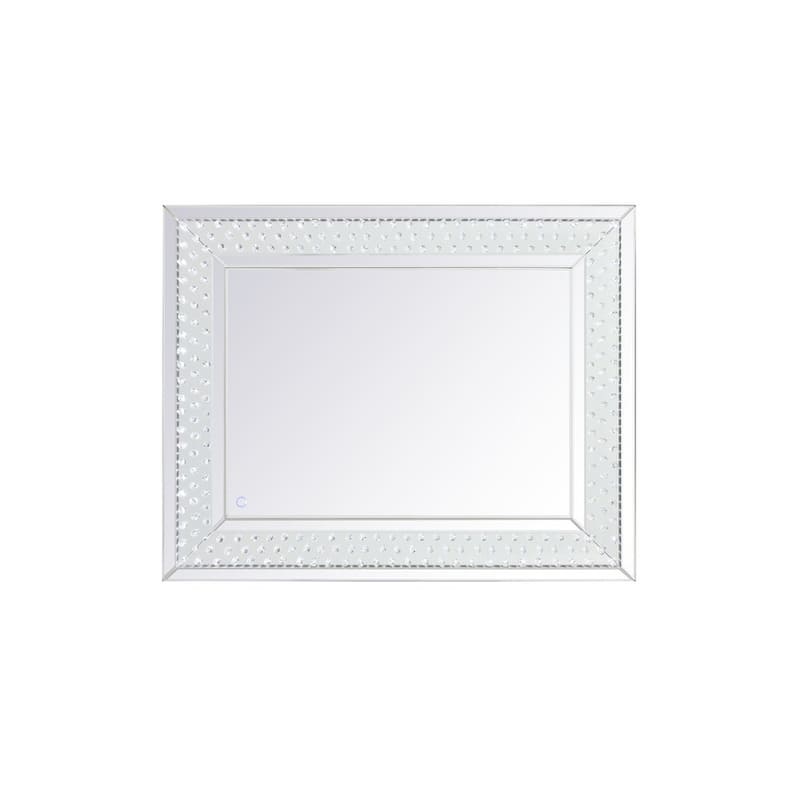 River LED Crystal Mirror - Clear - 32 x 40 inch
