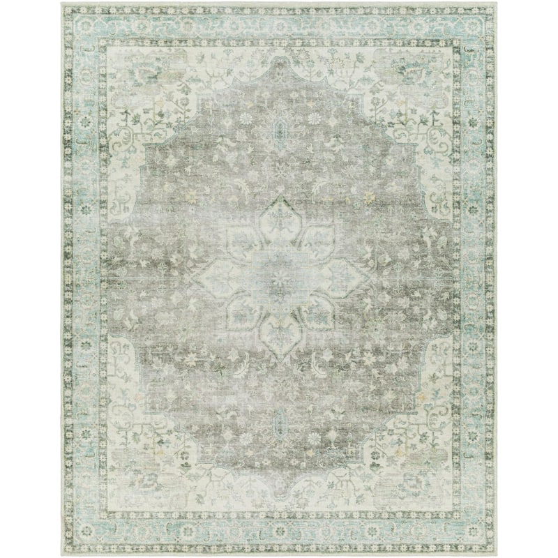 Livabliss Erin Updated Traditional Medallion Area Rug
