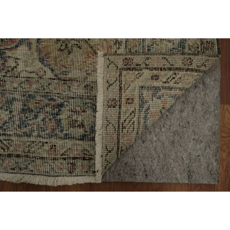 Hand Knotted Oriental 100% Wool Carpet Transitional Floral Pink Anatolian Area Rug - 9' 9'' X 5' 6''