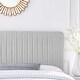 preview thumbnail 22 of 28, Milenna Channel Tufted Performance Velvet Full/Queen Headboard