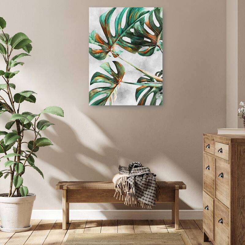 Monstera By Studio Arts Canvas Art Print