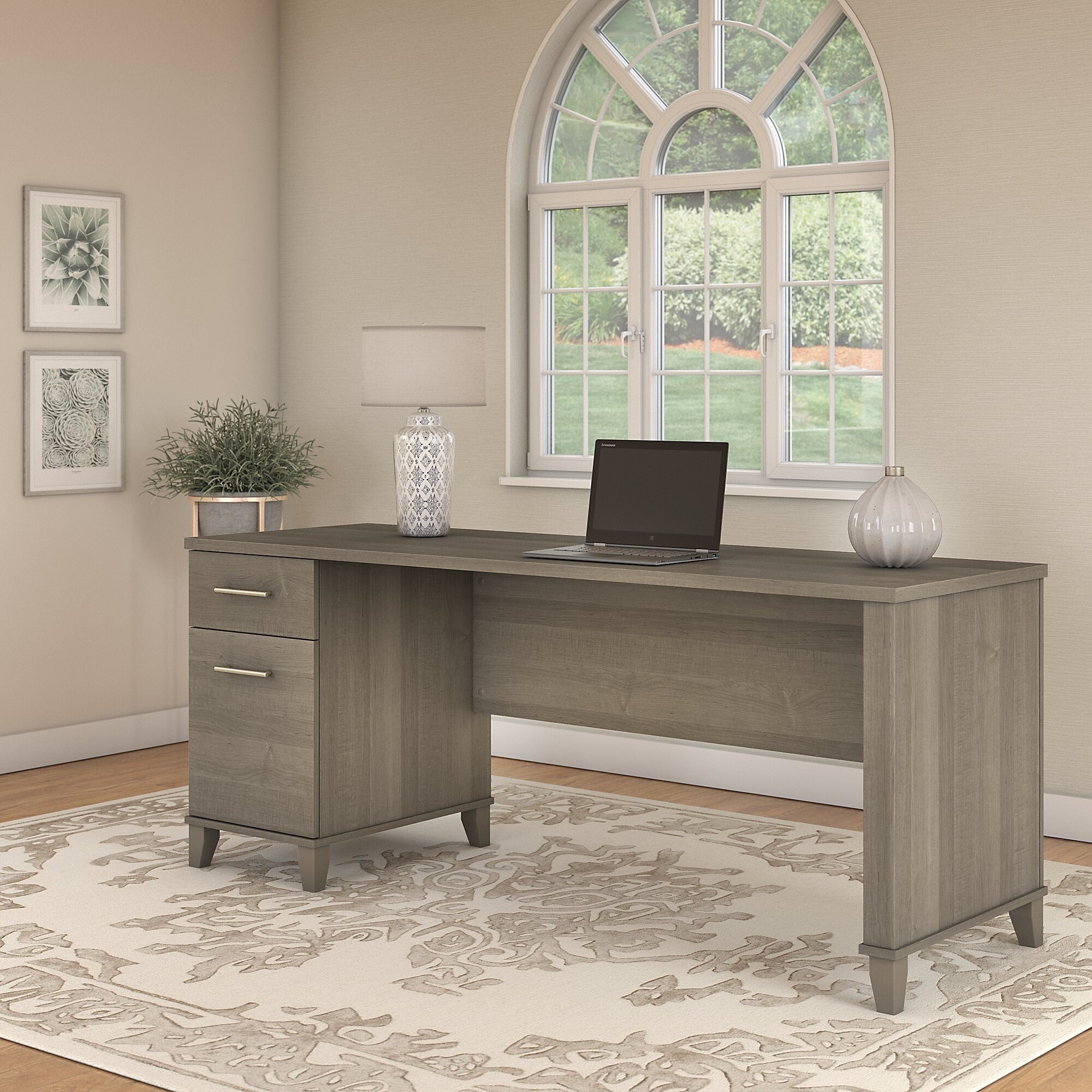 Copper Grove Shumen 72 Inch Ash Grey Office Desk Overstock 27479830