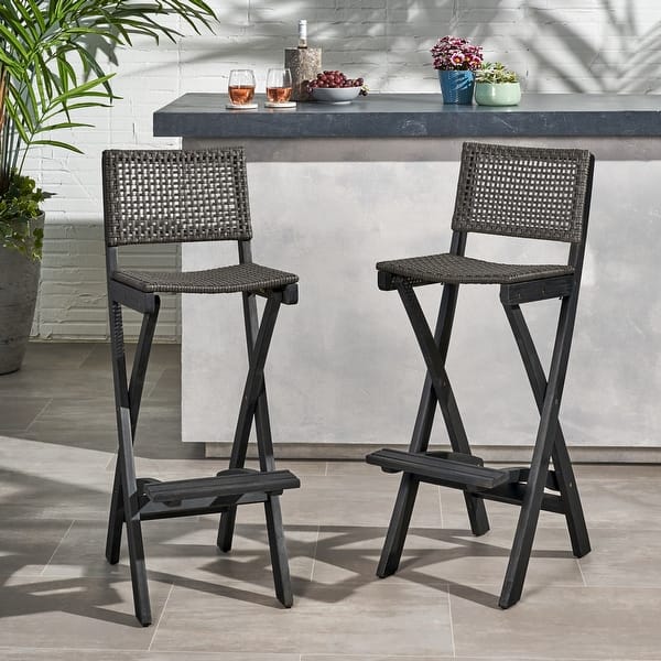 Bar Chairs Set Of Christopher Knight Outdoor Bar Stool Set