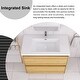 preview thumbnail 79 of 152, Floating Bathroom Vanity with Integrated Resin Top