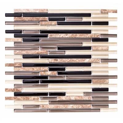 The Tile Life Victory 12x12 Random Sized Glass Mosaic Wall & Backsplash Tile