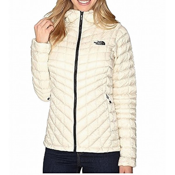 The North Face Beige Womens Size XL Theromal-Ball Hooded Jacket