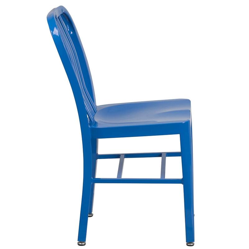 Metal Indoor-Outdoor Chair - 15.5"W x 20"D x 33.25"H