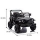 preview thumbnail 61 of 98, Christmas Gift 12V Ride-On Truck for Kids, Remote Control, Educational Features, Bluetooth Black