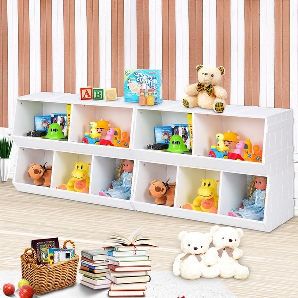 toy and bookshelf