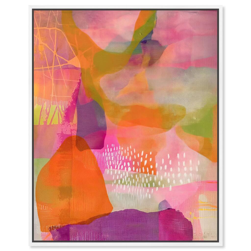 Garnet Gleam V Canvas by Art Remedy