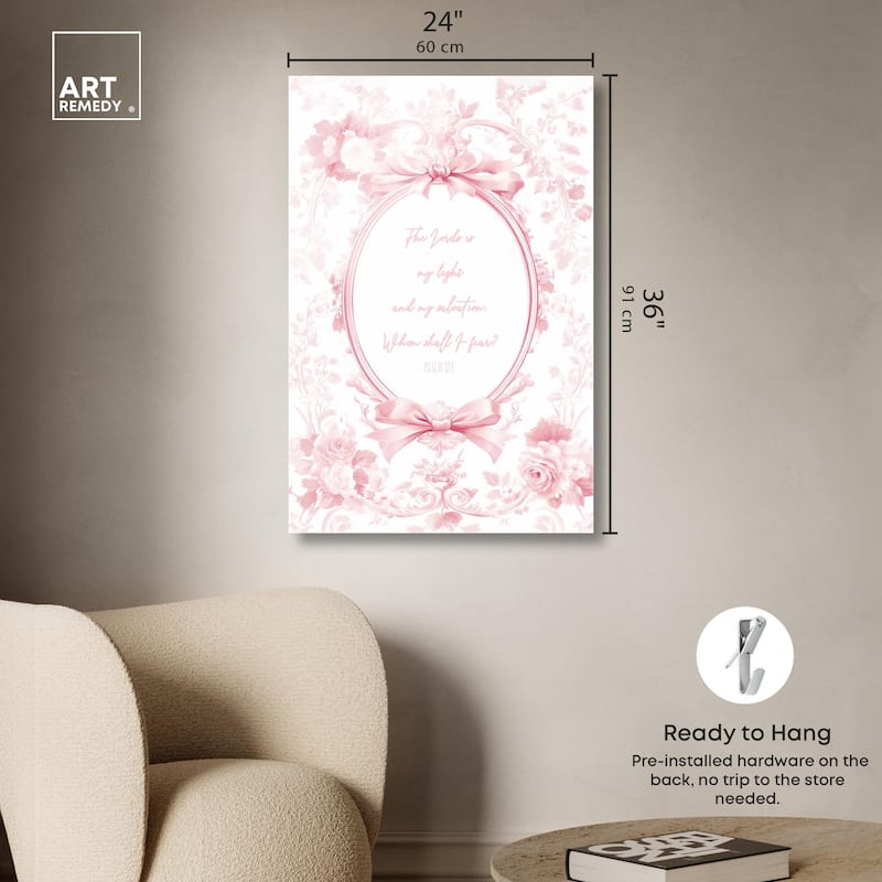 My Light Pink Acrylic by Art Remedy, Ready to Hang