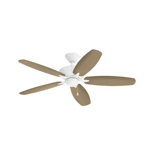 Kichler Renew Patio 52 inch Ceiling Fan Matte White with Reversible Blades