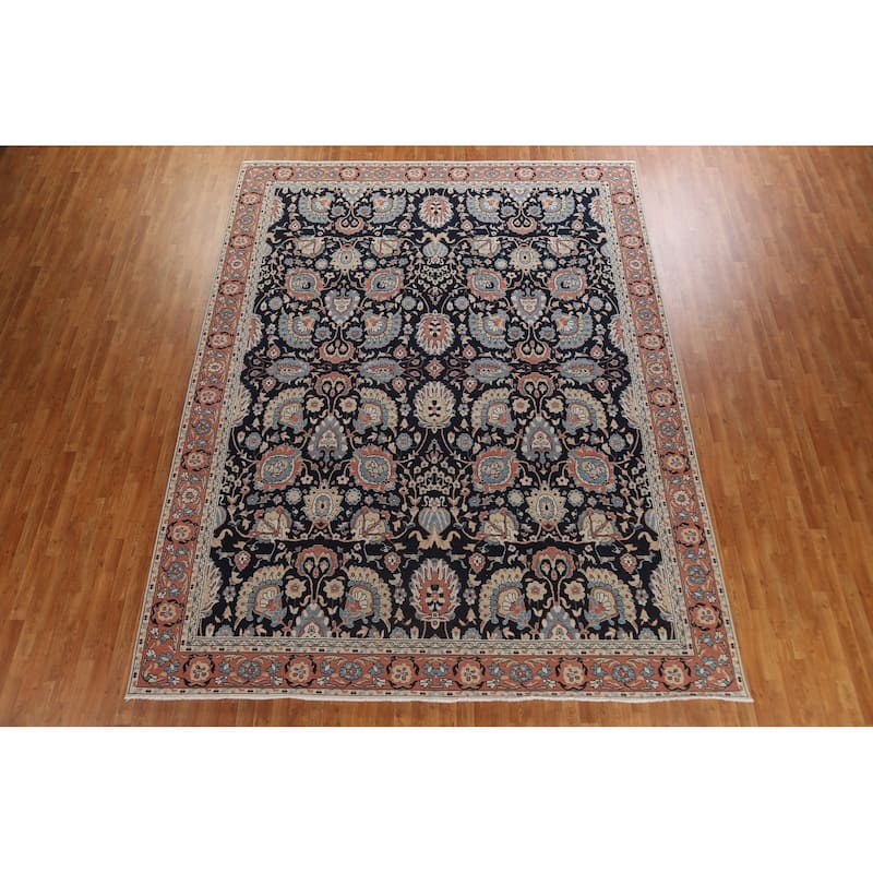 Floral Wool Sultanabad Ziegler Turkish Oriental Area Rug Hand-knotted - 9'9" x 13'0"