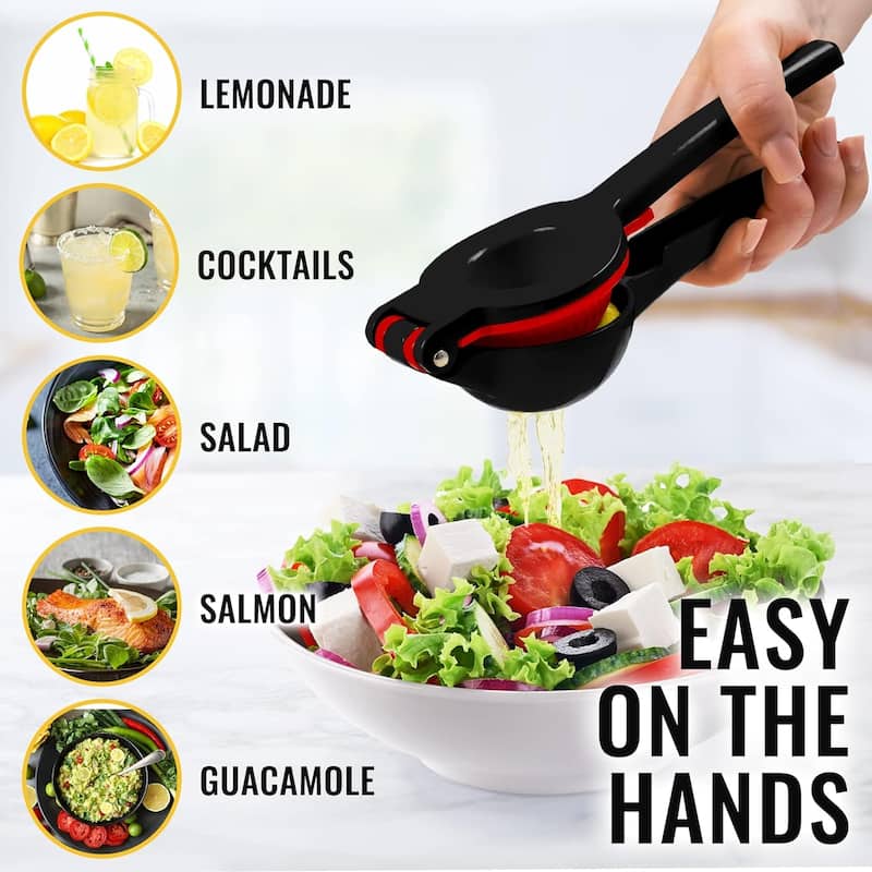 Zulay Kitchen Metal 2-In-1 Lemon Squeezer Manual