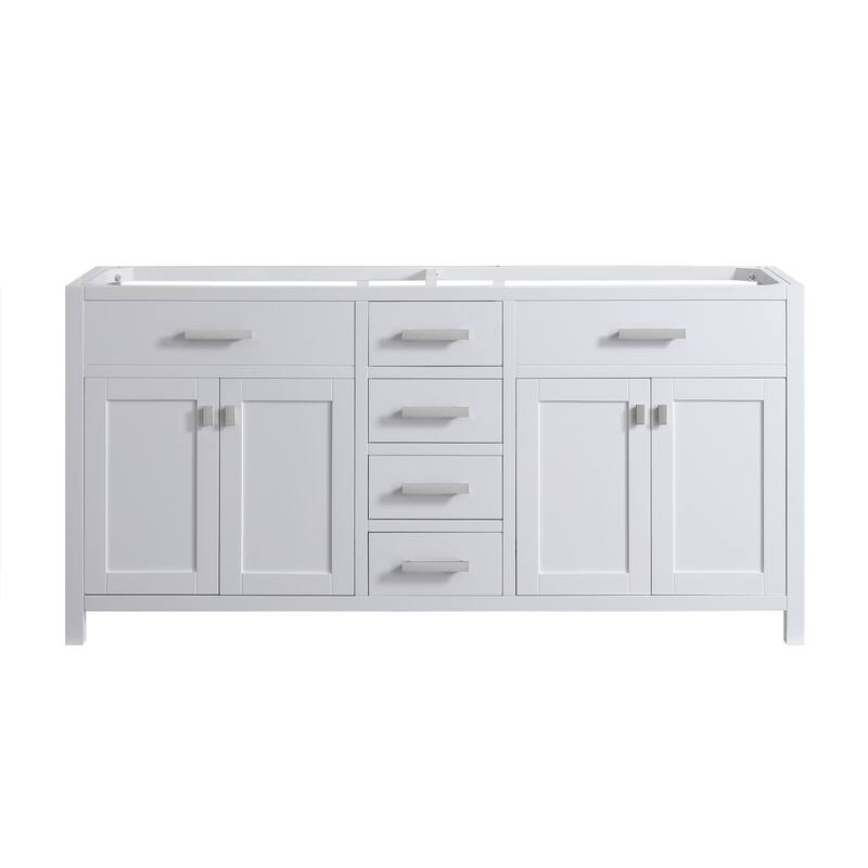 London 71" Double Sink Vanity Base Only