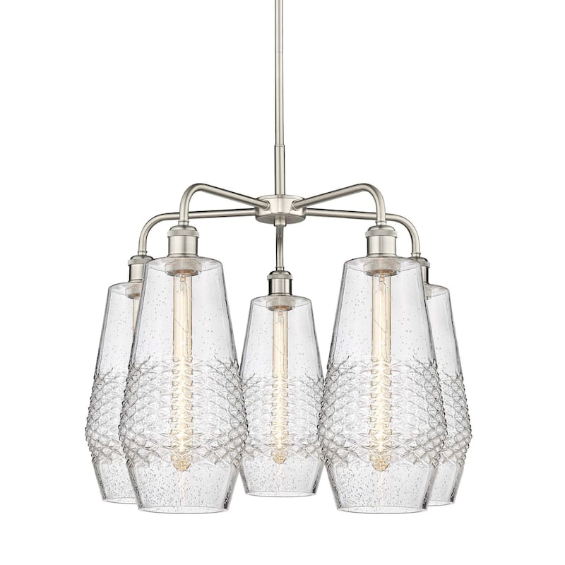 Innovations Lighting 516-5CR-22-25 Windham Chandelier Windham 5 Light