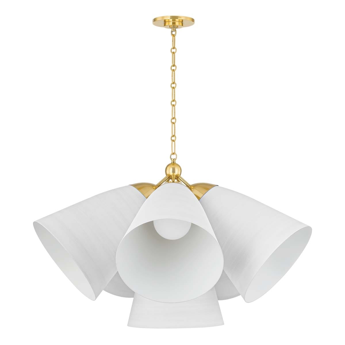 Hudson Valley Lighting BKO1502 Bronson 6 Light 38" Wide Chandelier