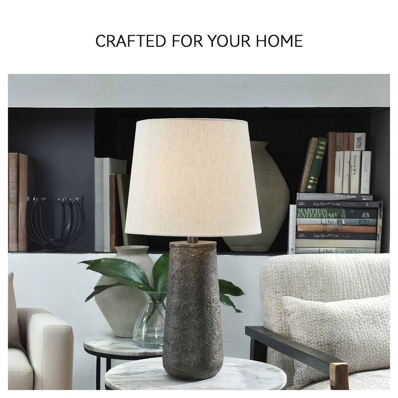 Signature Design by Ashley Chaston Bronze Table Lamp (Set of 2) - 12"W x 12"D x 24"H