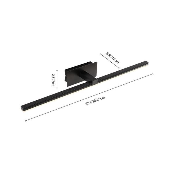 dimension image slide 0 of 3, Contemporary Bathroom Led Vanity Light