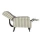 preview thumbnail 14 of 27, The Gray Barn Hale Rustic Woven Striped Linen Wingback Push-back Recliner