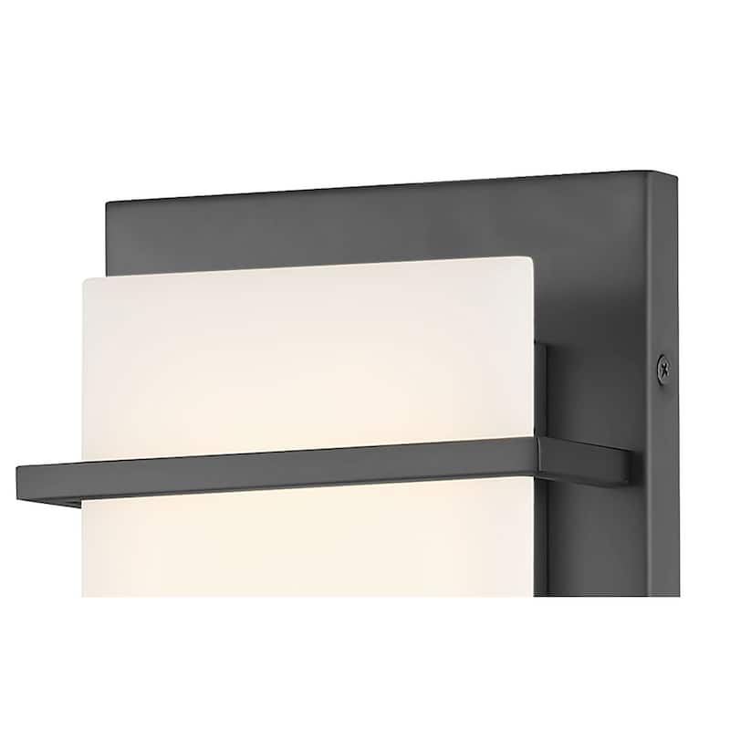 Minka Lavery 431-L Tarnos 16" Tall LED Wall Sconce with White Faux