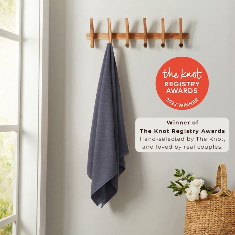 100% Cotton Acacia Collection Ultra Absorbant Popcorn Bath Towels