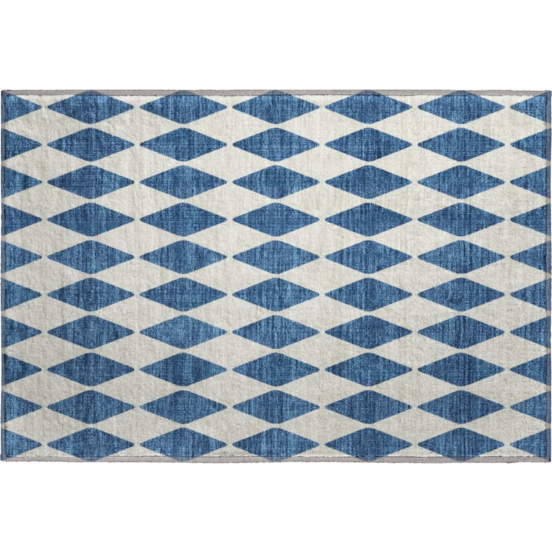 Premium Washable Super Soft Modern Diamond Mayfield Rug