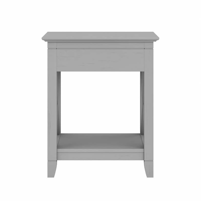 Key West Coastal Box Drawer Nightstand by Bush Furniture