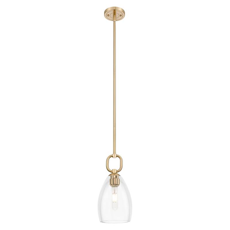 Innovations Lighting 485-1S-G485-6CL Hudson 6" Wide Mini Pendant with