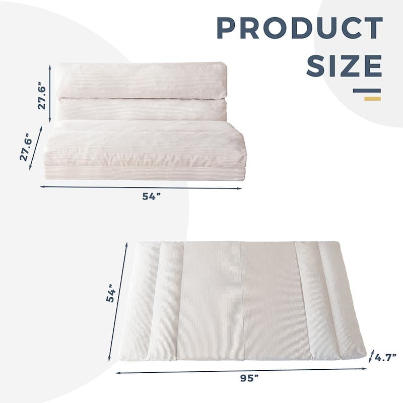 Folding Sofa Bed,Sleeper Sofa Chair Bed Upholstered Sofa Couches