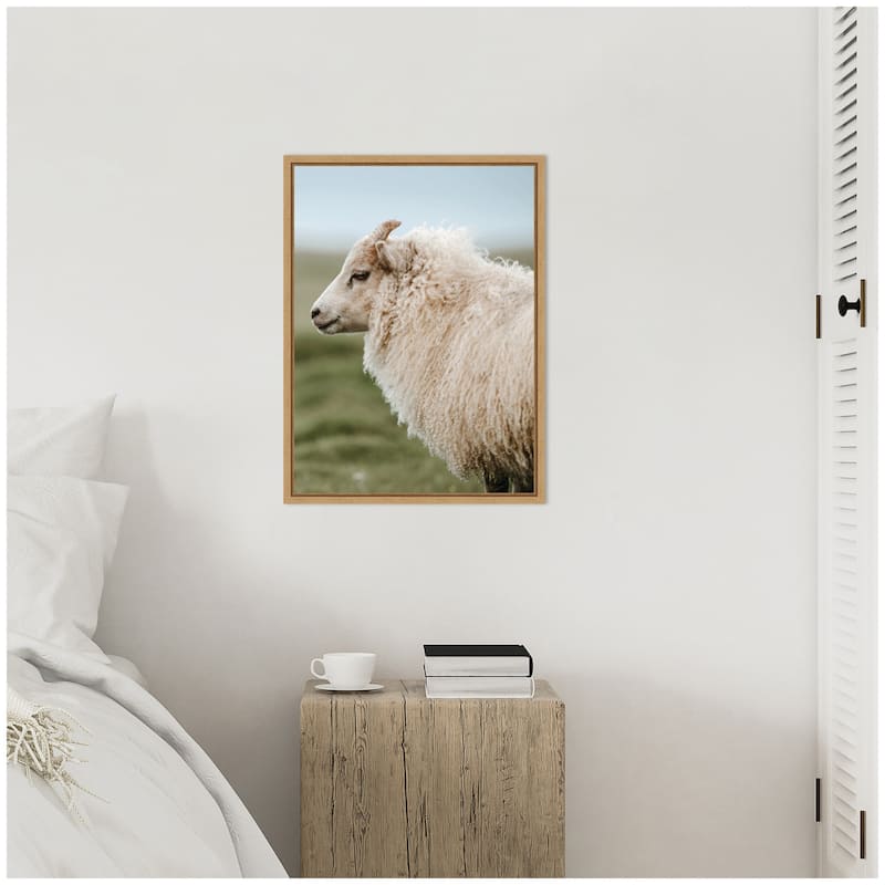 Kate and Laurel Sylvie Sheeply in Love 2 Framed Canvas by Michael Schauer