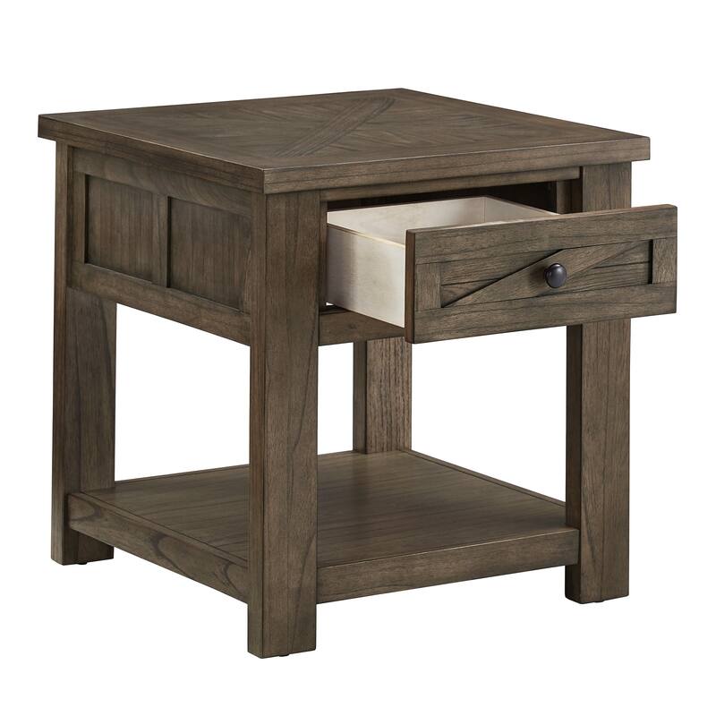 Sheldon Barn Door Coffee Table or Table Set by iNSPIRE Q Classic