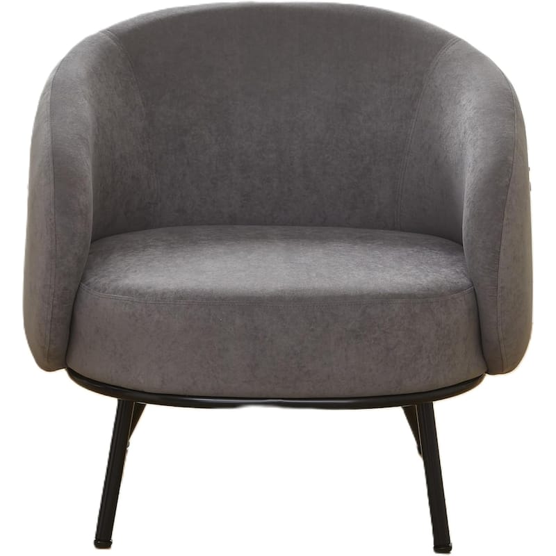 Luxury and Elegance Modern Channel Chair with Velvet Fabric Material Dense Foam and Heavy Webbing