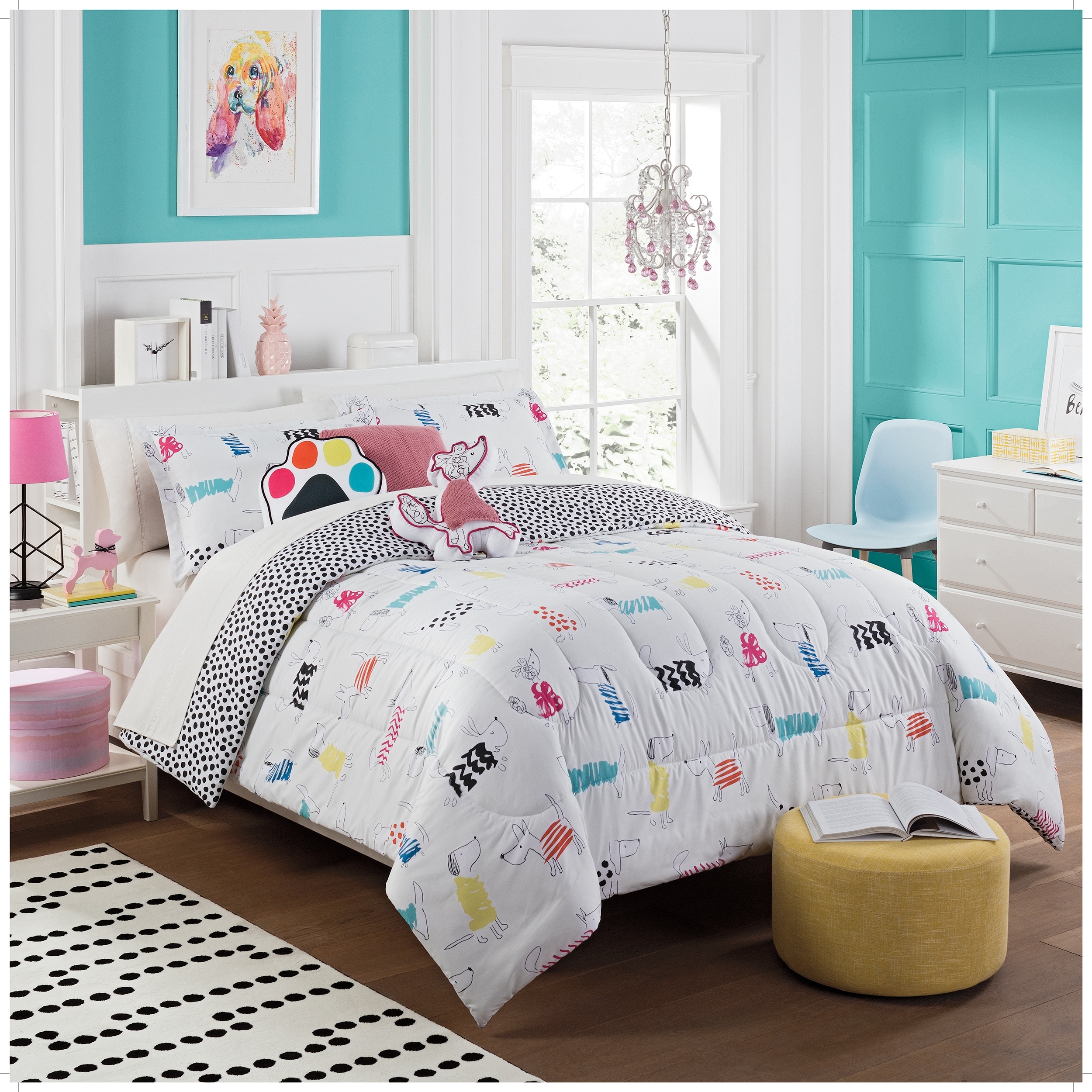 Waverly Kids Adogable Reversible Bedding Collection Comforter Overstock 23501068