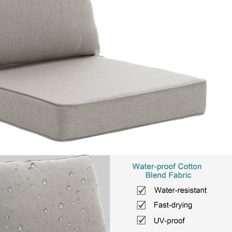 Sunbrella Indoor Outdoor Chair Cushion and Pillow