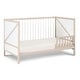 preview thumbnail 3 of 3, Pixie Zen 3-in-1 Crib in Washed Natural/White - Natural+White